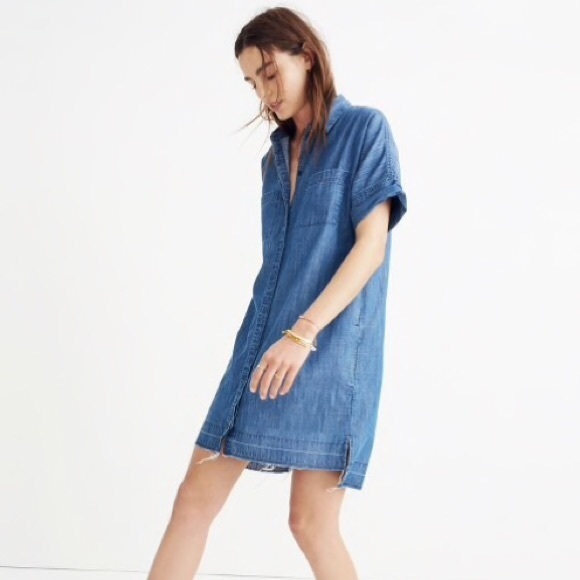 Madewell Dresses & Skirts - 🌟3/$15🌟 Madewell blue denim chambray dress